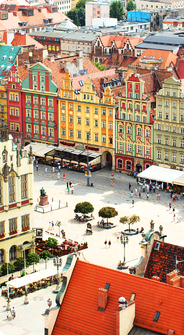 Widok na miasto Poznań