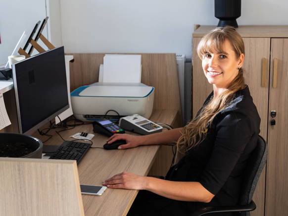 Tomografia kręgów szyjnych - rejestracja ESDENT