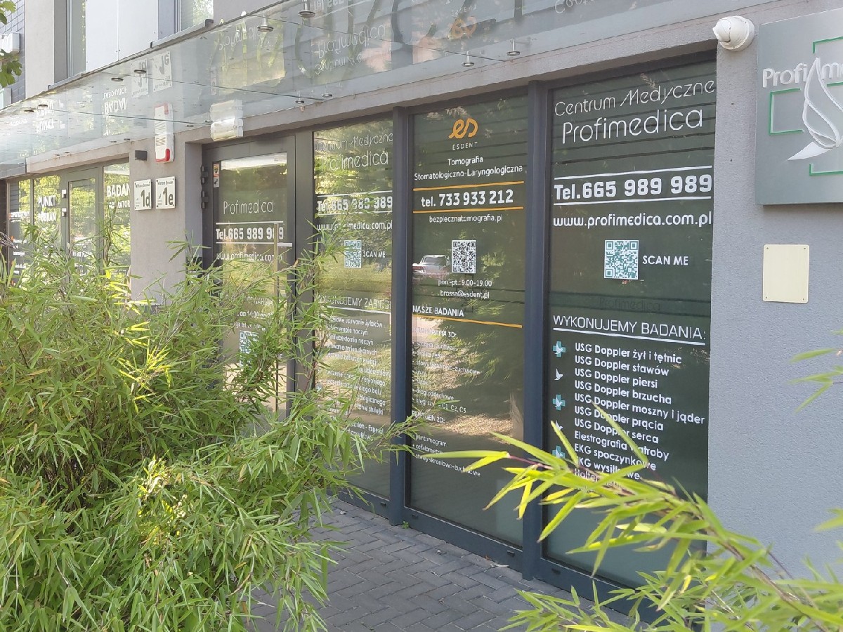 Cefalometria ESDENT drzwi wejściowe